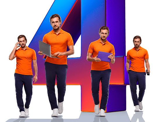 Великолепная четверка Ростелеком в деревне Введенское (Московская область)